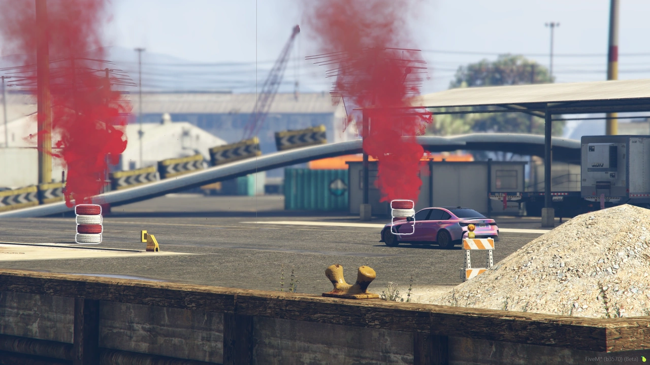 Single checkpoint flares